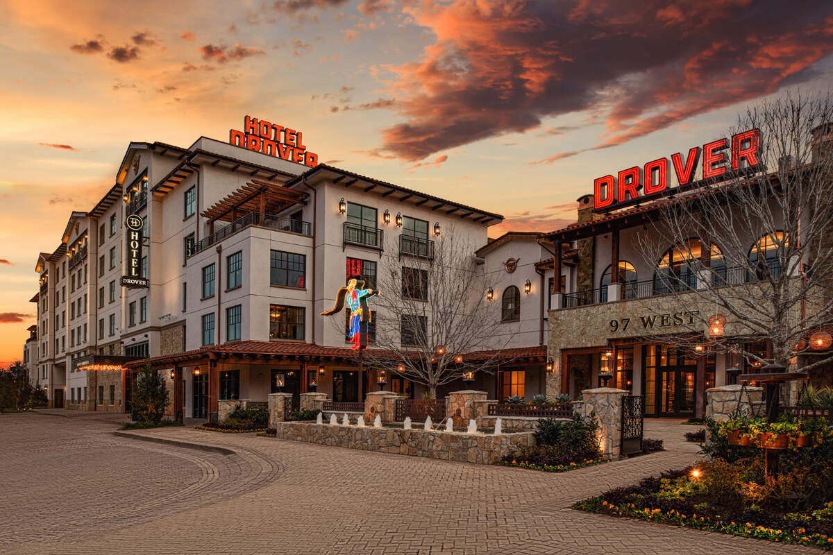 The Hotel Drover is voted as DFW’s best hotel in 2025. This Fort Worth Stockyards boutique hotel has also been voted the best in 2022 and 2024.